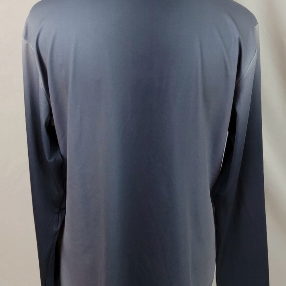 Bogner Grey Ombré Rhinestone 1/4 zip pullover - Picture 8 of 9